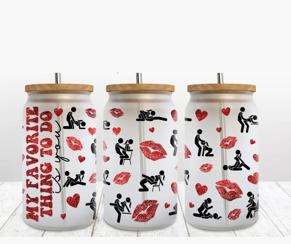 16 Oz Glass Tumbler