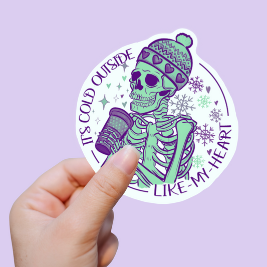 It's Cold Outside (Green) Magnetic Bookmark