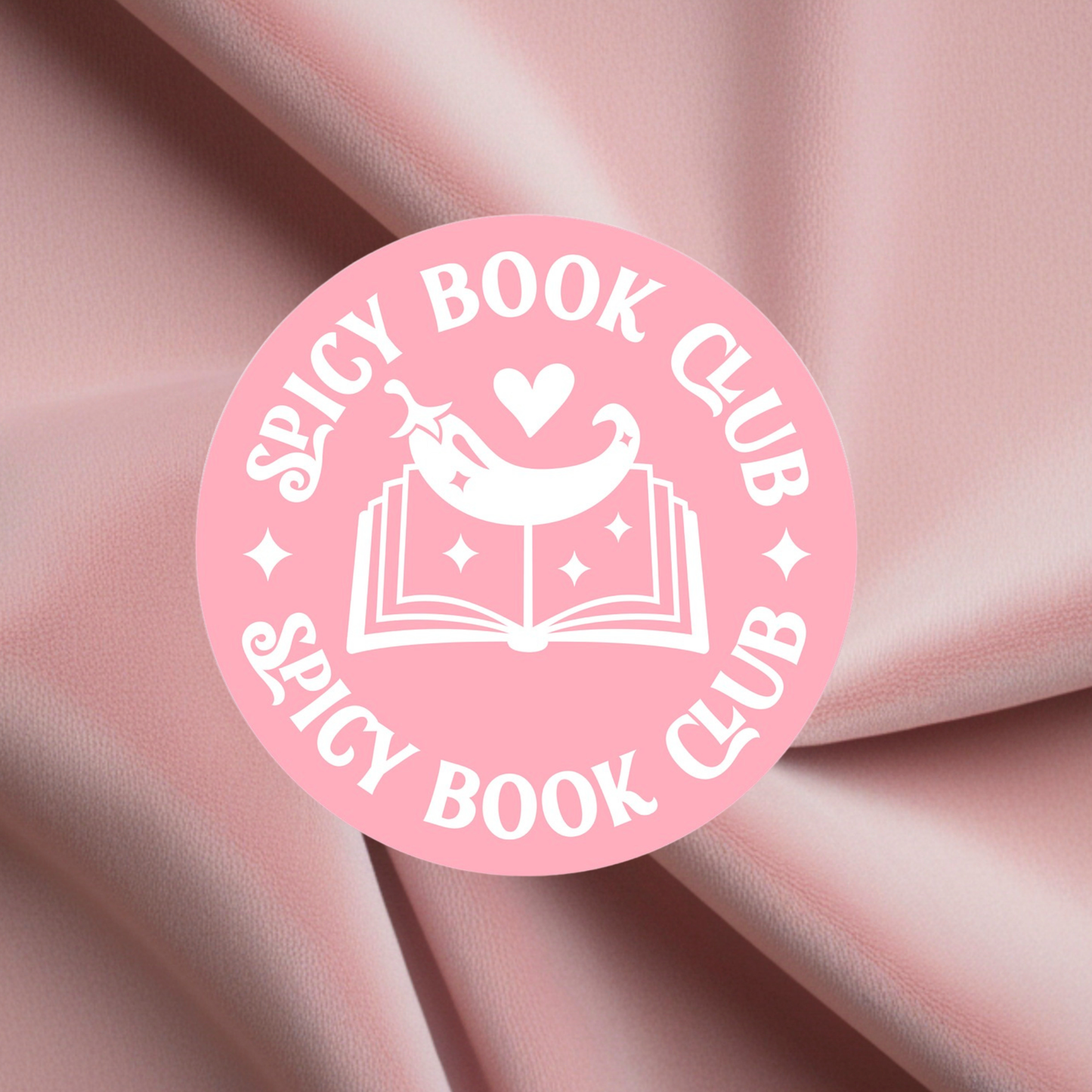 Spicy Book Club Sticker