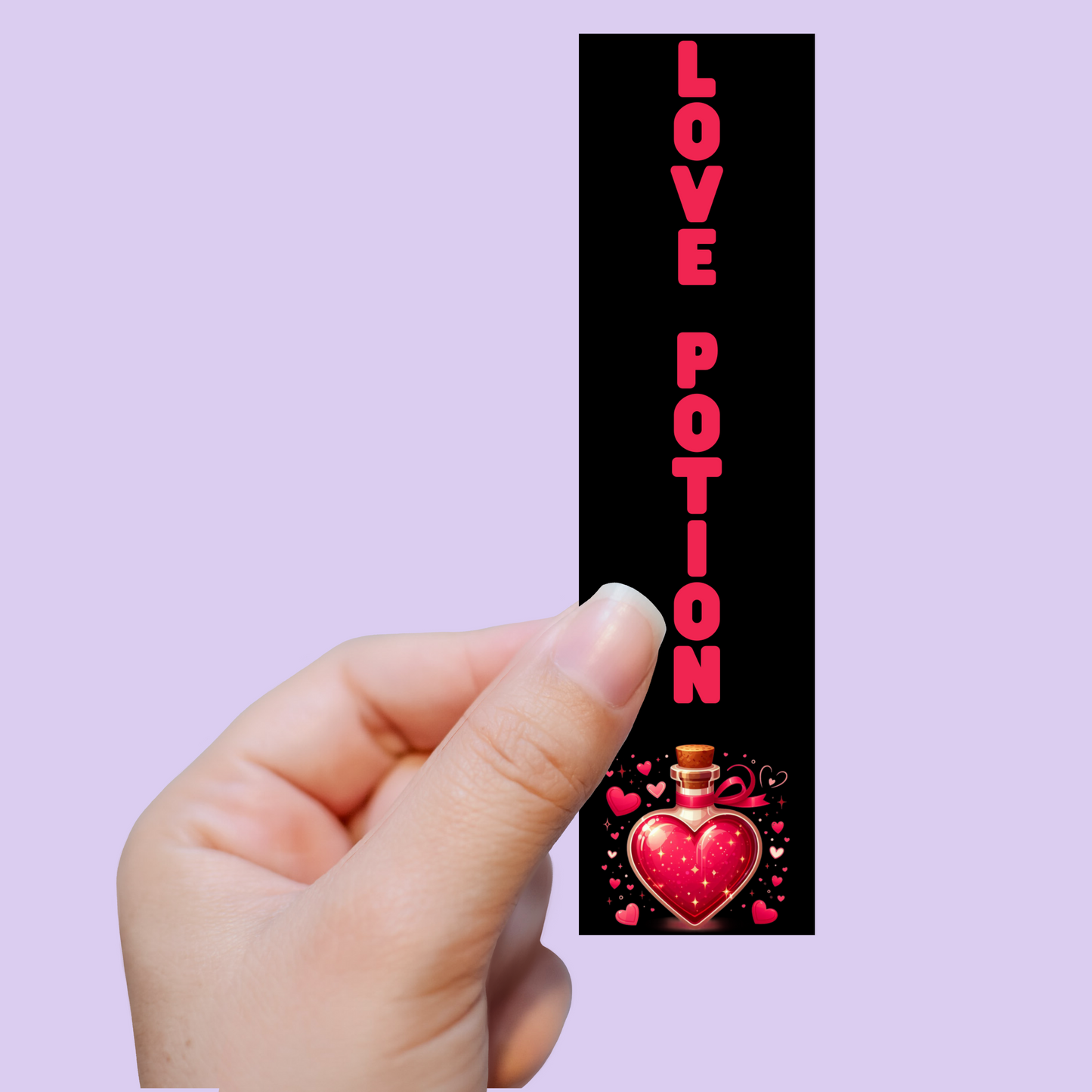 Love Potion Bookmark (Black)