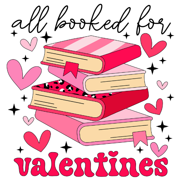All Booked For Valentines Sticker