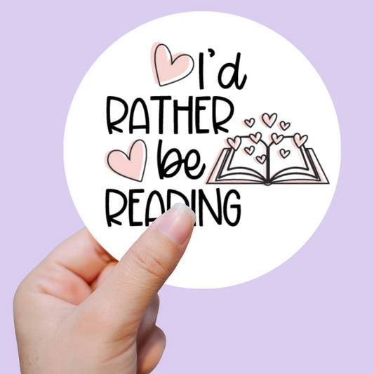 I'd Rather Be Reading Magnetic Bookmark
