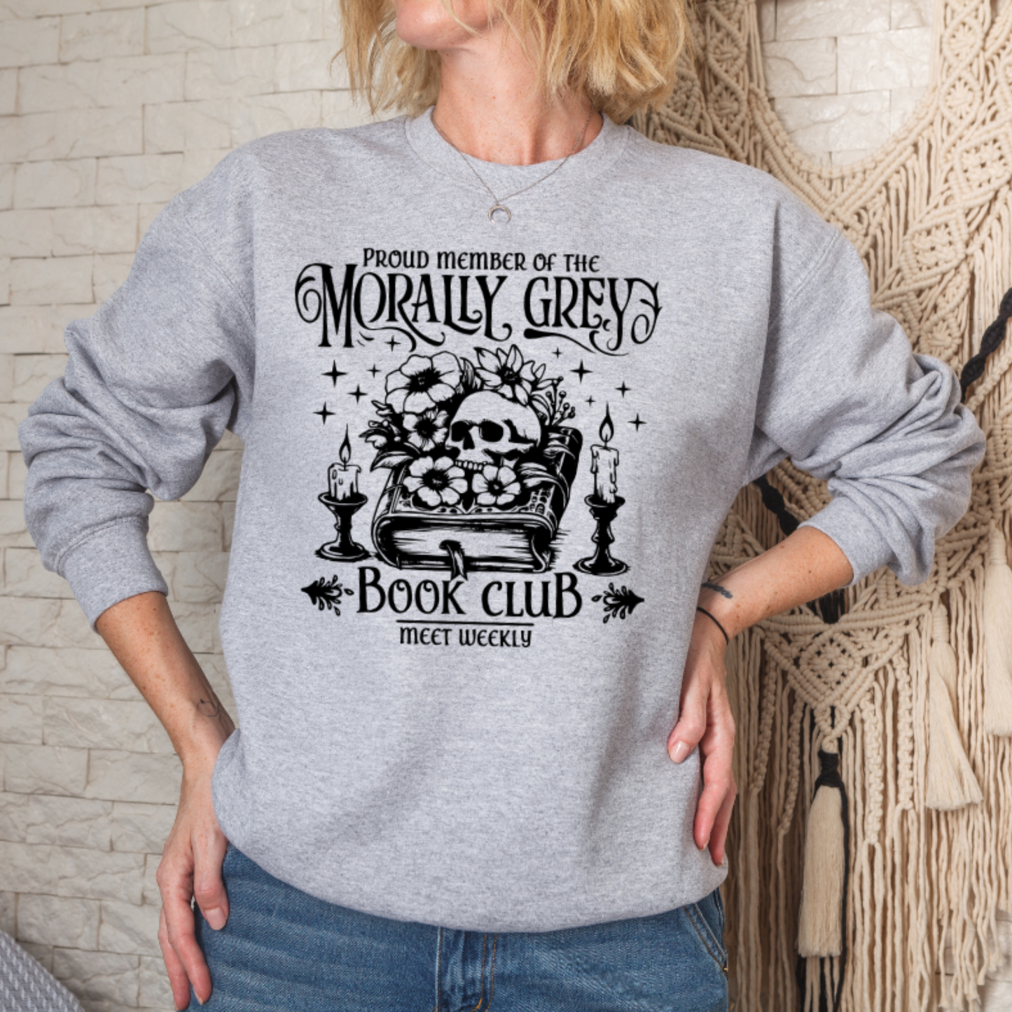 Morally Grey Book Club Sweatshirt