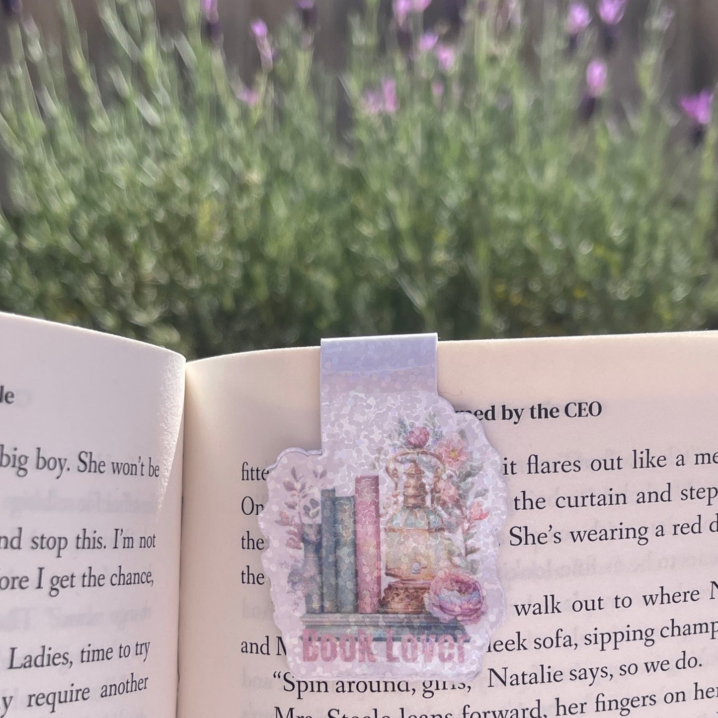 Book Lover Magnetic Bookmark