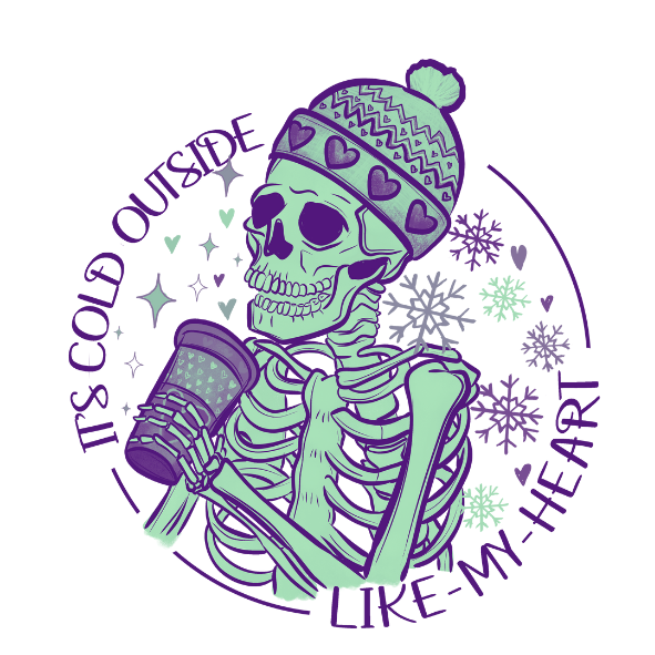 It's Cold Outside (Green) Magnetic Bookmark