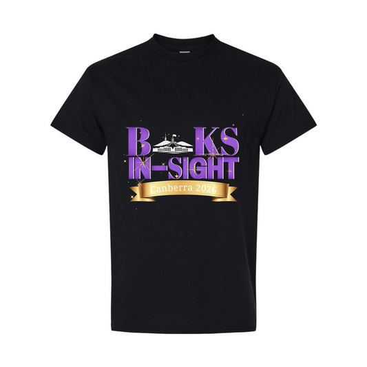 Books In Sight Canberra 2026 Event T-Shirt