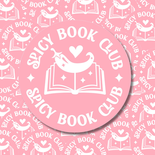 Spicy Book Club Sticker