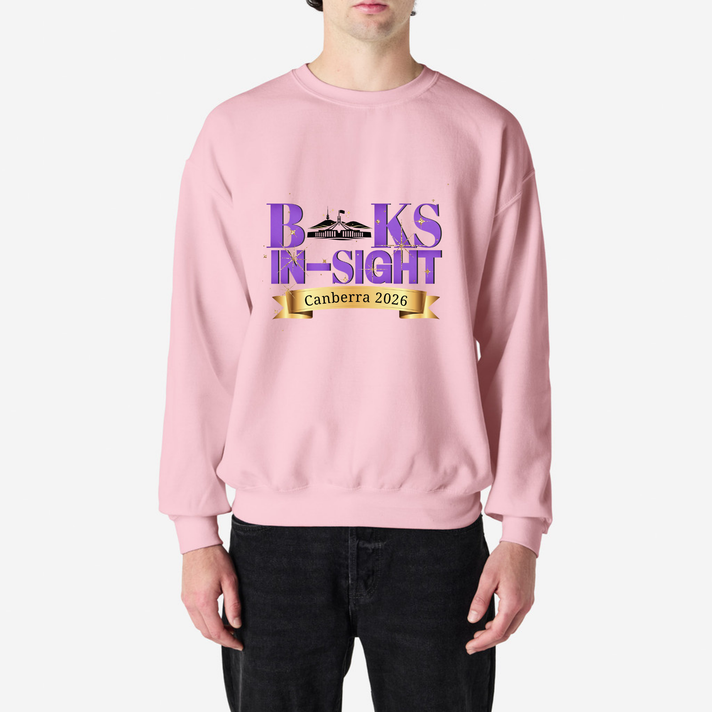 Books In Sight Canberra 2026 Event Crew Neck Jumper