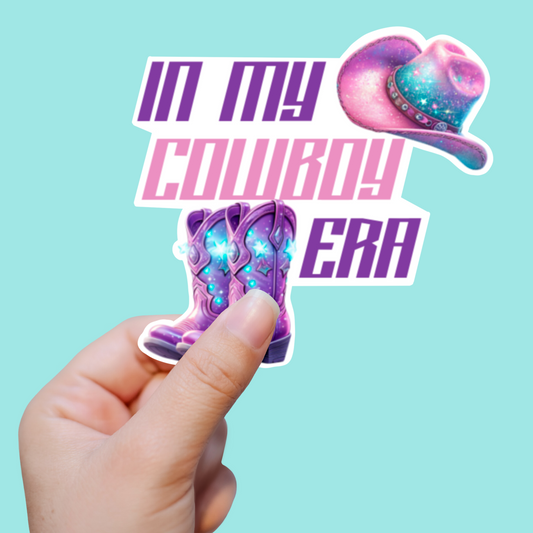 In My Cowboy Era Sticker