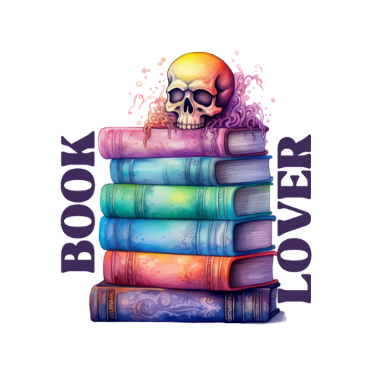 Watercolor Book Lover Sticker