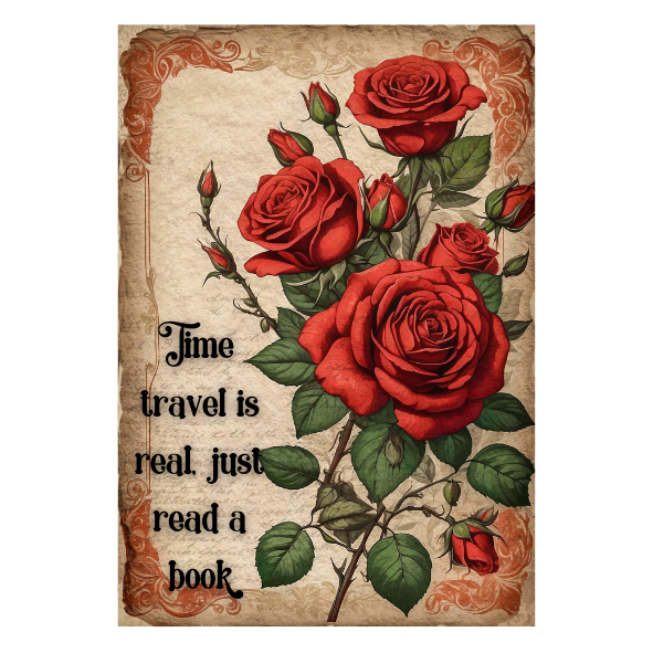 Time Travel is Real, Just Read A Book Sticker