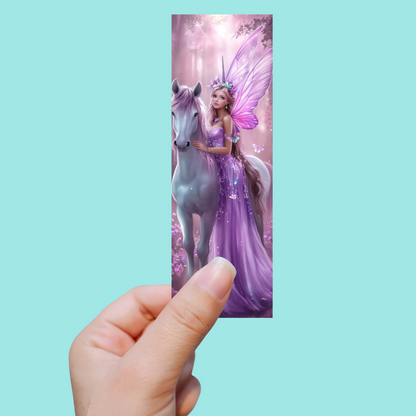 Fairy and Horse Bookmark