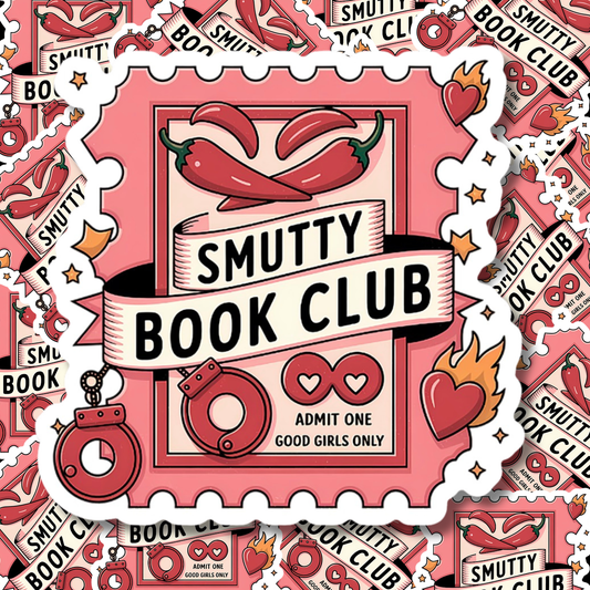 Smutty Book Club Stamp Sticker