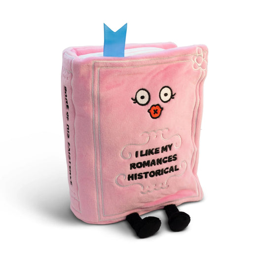PUNCHKINS - "I Like My Romances Historical" Book Plush