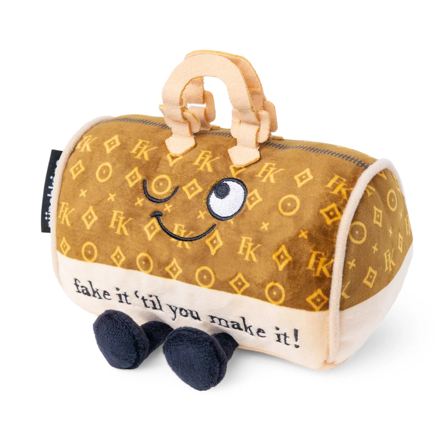 “Fake It Til You Make It” Plush Handbag